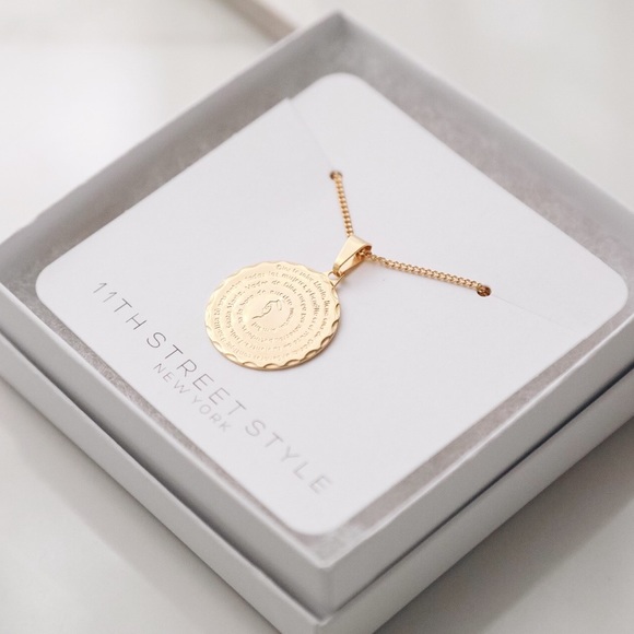 Mary Prayer Necklace | 18k Gold Filled - Picture 4 of 7